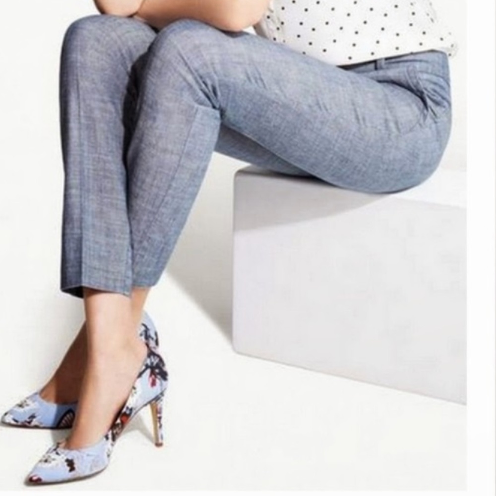 J. Crew Factory Pant, Chambray